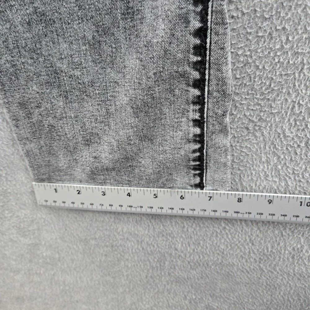 True Religion Ricky Men Jeans 29 Gray Denim Super T Flap Pocket Straight Relaxed